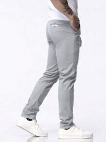 Slim Fit Smart Casual Broek Voor Heren