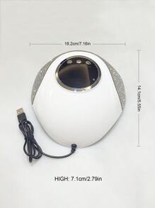 1 pieza Lámpara LED UV de diamante para uñas con conexión USB para mesa, luz de curado profesional de salón para uñas, secador de esmalte de uñas de arte con rhinestone, herramientas y equipos para uñas