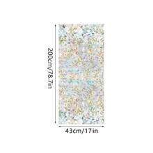 Window Film Non-Adhesive Static Cling Daisy Glass Window Sticker, Window Film For Glass Windows, Stained Glass Window Decorative Stickers, Static Cling Window Stickers For Home Office - 彩色 - 查看 5