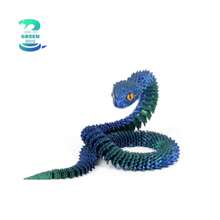 3D Printed Art Creative Snake And Surprise Egg Set With Joints - Colorful Home Office Decor, Perfect For Easter, Halloween And Thanksgiving Gifts | Eye Colors Come In A Variety Of Colors Birthday Graduation