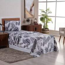 3-Piece Single Sheet Kit Printed Micropercale 400 Thread Count Soft Comfort - Xương sườn của Adam - Xem 1