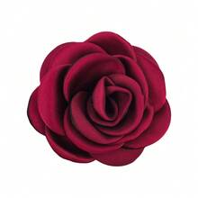 1 件 8 厘米复古优雅山茶花胸针、服装、包包、配饰、女士发夹学校办公室配饰衬衫夹克珠宝圣诞节万圣节 - 彩色 - 查看 14