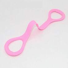 حزام المقاومة الناعم من السيليكون بشكل رقم 8، لتقوية الكتف والظهر، شريط اليوجا المطاطي للرجال والنساء، معدات اللياقة البدنية، لون عشوائي - متعدد الألوان - مشاهدة 4