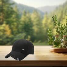 Baseball Cap For Men Letter Sign Adjustable Personalized Dad Hats For Spring, Summer - Negro - Ver 3