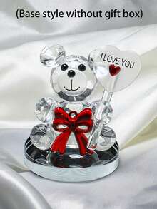 1Pc Crystal Bear Doll Series Đồ trang trí gấu thủy tinh tinh tế, Tượng dễ thương Trang trí nhà cửa, Quà tặng bộ sưu tập động vật để bàn, Hộp quà trang trí tinh tế Thời trang phổ biến Gấu pha lê dễ thương Ngày của mẹ, Ngày lễ tình nhân, Sinh nhật, Đám cưới Quà tặng sáng tạo thủ công, Quà tặng đi kèm đám cưới Trang trí máy tính để bàn, Trang trí phòng ngủ Phòng khách, Quà tặng cho bạn bè, Quà tặng Ngày của mẹ, Quà tặng cho giáo viên, Quà tặng cho bố mẹ - Nhiều màu - Xem 6
