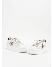 Zapatillas CETTI en color nature blanco oro para señora