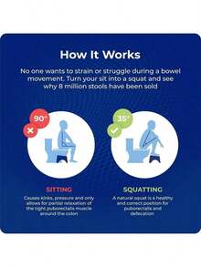 Squatty Potty The Original Toilet Stool - Bamboo Flip, 7" And 9" Adjustable Heights, Brown - Improve Bathroom Posture And Comfort - Adjustable - View 8