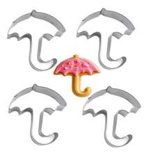 Stainless Steel Biscuit Cutting Set, Star, Umbrella, Triangle, And Round Biscuit Molds, Can Be Used To Bake Biscuit Shapes And Make Clay. - Silver - View 9