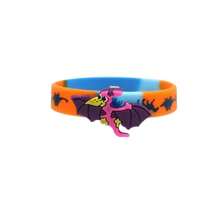 12pcs Dinosaur Party Favors Bracelets, Wristband Bracelets For Party Favors, School Prize Gifts, Birthday Gifts, Easter, Christmas, Halloween Gifts, Thanksgiving, Holiday Gifts