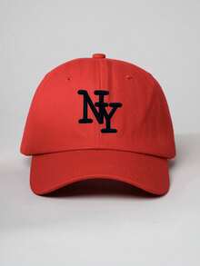 3pcs/1pc NY Embroidery Baseball Cap, Adjustable Outdoor Sun Ion Casual Hat Suitable For Boys Girls Spring Fall Travel Beach Holiday