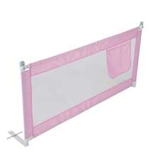 Bed Guard 150x80CM Bed Rail Foldable And Adjustable Bed Rail - Pink - View 2