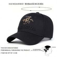 1pc Men's WINCHESTGR Embroidered Baseball Cap, Outdoor Hiking Horseback Riding Camo Sun Protection Casual Hat, Suitable For Spring-Autumn Travel, Beach Party - Multicolor - View 2