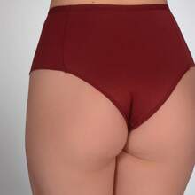 Kit 8 Calcinha Cós Alto Pala Dupla Larga Cinta Microfibra Pós Parto Alta Compressão