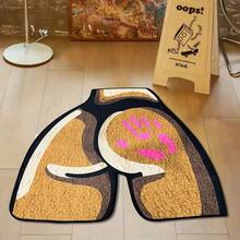 1pc Luxury Dollar Sign Bow Decor Carpet, Unique Modern Financial Art Rug, Decorative Carpet, Bedroom Decor, Small Rug, Carpet, Home Decor, Living Room Rug, Living Room Small Rug, Bedroom Rug, Living Room Home Decor, Outdoor Rug, Washable Rug, Plush Rug, Furry Rug, Autumn/Winter Rug, Thick/Plush