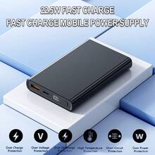 NetHong Power Bank 10000mAh Fast Charger 2 USB External Battery Pack For Mobile Phone UK - Black - View 2