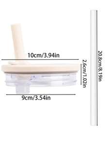 1PC 40 Oz Tumbler Flip Straw Lid Replacement Fit For Cup, Reusable Tumbler Cover, Spill Proof Splash Resistant Tumbler Lids For Cup Back To School