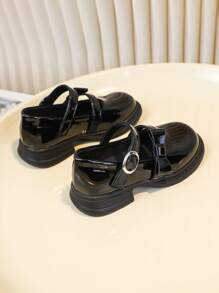 Girls Bow Decor Mary Jane Flats