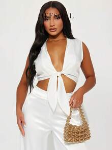 European Retro Handmade Acrylic Metal Beaded Hollow Square Clutch Bag, Versatile Purse Pouch, Fits Cellphone, Ideal For Party, Wedding, Evening Dress - Gold - View 3