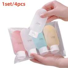 4 Chai đựng nhũ tương nước 60ml xách tay, chai đựng du lịch chống rò rỉ, có thể nạp lại, đồ dùng thiết yếu khi đi du lịch trở lại trường, phụ kiện du lịch, đồ dùng du lịch cần có khi đi biển, kỳ nghỉ hè, phụ kiện học đường, đồ dùng học tập, đồ dùng trở lại trường - Nhiều màu - Xem 9