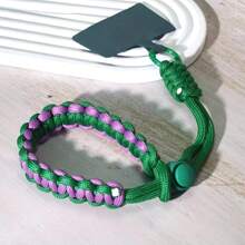 1 Set Adjustable Short Woven Phone Wrist Strap, Fashion Outdoor Sports Woven Phone Lanyard Gifts For Mother, Family, Friends, Birthday, Holiday Phone Charm, Phone Chain
