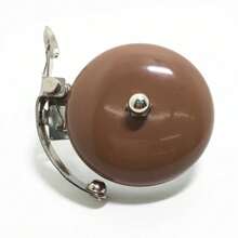 Timbre Retro para bicicleta, timbre para bicicleta de ocio, aluminio, plata, oro, café, marrón, timbre para bicicleta - Chocolate - Ver 2