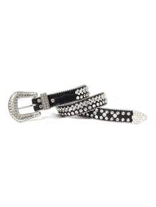 Glitter Kids Diamond Studded Belt, And Fashionable Decorative Bling Belt For Boys And Girls - A - View 7