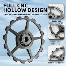 16T Ceramic Bearing Rear Derailleur Pulley Wheel For Mountain Road Bicycle Gearshift Components - Multicolor - View 6