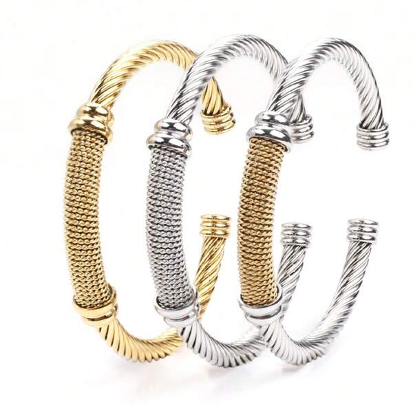 Casual Stainless Steel Men's Ladies Bracelets Do Not Fade And Are Of High Quality And Can Be Used As Holiday Gifts For Relatives And Friends.
