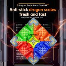 3x3 Speed Three-Dimensional Puzzle Magic Cube Magnetic Version Magic Clothing Version Puzzle Decompression Toy Easter Halloween Christmas Gift