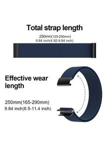 1pc Elastic Sport Nylon Straps For Whoop 4.0 & 3.0 Bands,Adjustable Elastic Sports Nylon Strap Suitable For Outdoor Sports,Fitness Exercises,Rock Climbing Sweatproof Durable Whoop 4.0/3.0 Watchband,And Other Scenes Accessories Men Women