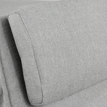 SoBuy FST20 NEW Rocking Chair With Bag 5-Way Relaxing Chair Adjustable Footrest Swing Chair Black PU Frame Load Capacity 150kg - Grey - View 5