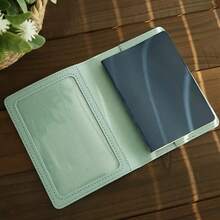 2pcs/Set Travel Essential Kit - Customized Synthetic Leather Passport Cover And Customized Name Luggage Tag, Foldable Lightweight, Open And Close Style, Great For Outdoor Trip And Travel Gift, Multiple Styles