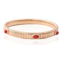 Bohemian Metal Spring Chain Copper Bracelet For Women, Fashion Jewelry Gift For Vacation
