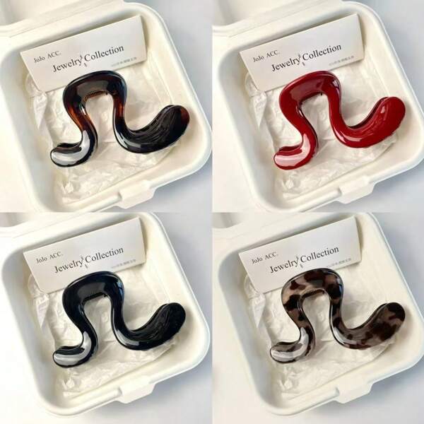 Grote krasclip, hoge paardenstaart, vast artefact, haarclip, los gevoel, warrig haar, haarklem achterop het hoofd, hoogwaardige haarclip, douchehaarclip voor terug naar school