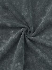 Shwiy Men's Street Casual Washed Sleeveless Vest With Retro Ramen Print, Slim Fit Cartoon Letter Minimalist Stylish Leisure - Dark Grey - View 8