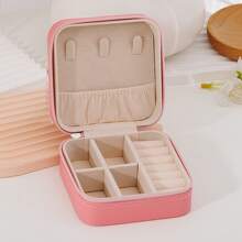 1pc/5pcs/10pcs/20pcs/30pcs Personalized Jewelry Storage Box, Customized With Name, Letter, Anniversary Date, Perfect Gift For Girlfriend, Anniversary, Fashion, Colorful, Casual, Minimalist, Personalized, Unique, Ideal Gift For Girlfriend, Family, Friends, Suitable For Valentine's Day, Birthday, Graduation, Wedding, Prom