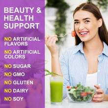 Biotin Capsules - Support Hair Growth, With Vitamin B6 B2 D3, Easy To Absorb, 120 Capsules - 1瓶 - 查看 6