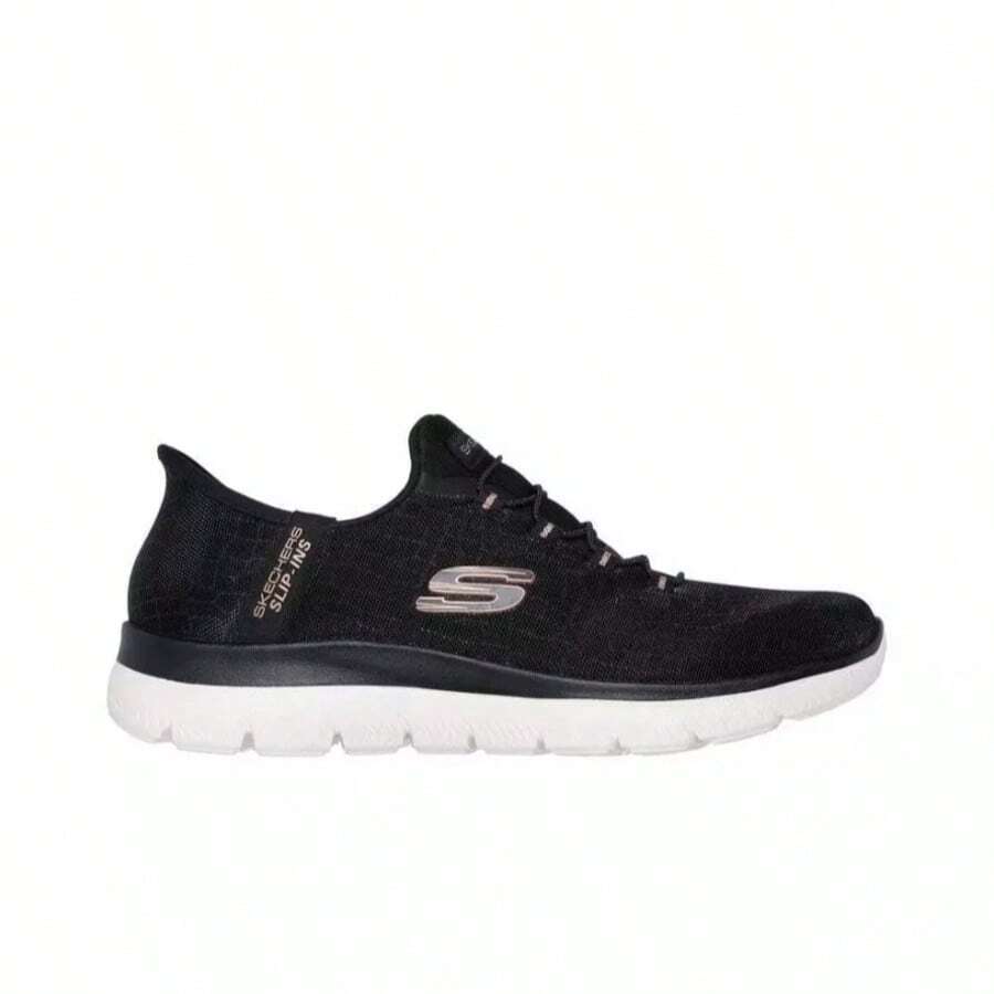 Skechers Slip-Ins: Summits - Classy Night - Black/Gold - View 1