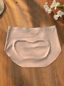 3 件套女士冰丝中腰无缝透气塑身内裤