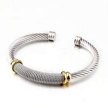Casual Stainless Steel Men's Ladies Bracelets Do Not Fade And Are Of High Quality And Can Be Used As Holiday Gifts For Relatives And Friends. - Multicolor - View 7