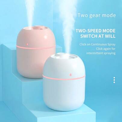 Mini umidificador de ar portátil em formato de gota de 220 ml alimentado por USB e difusor de óleos essenciais, para uso em carro e casa, adequado para escritório e casa