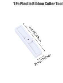 1 pieza Herramienta desglosadora de cinta artesanal multicolor (color aleatorio) para envoltura de regalos, manualidades DIY, accesorios, instrumento de corte y desglose de doble cara, tarjetas de cumpleaños, manualidades y decoraciones de boda, kit cortador de materiales multipropósito, decoración para embalaje de regalos - aleatorio - Ver 8