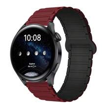 Correa magnética compatible con Samsung Galaxy Watch 7 6 5 4 de 40 mm y 44 mm, 5 Pro, 6 Classic y Watch GT5 de 46 mm, en tamaños de 18 mm, 20 mm y 22 mm, de silicona