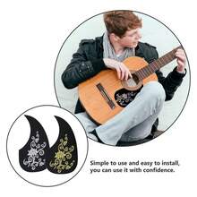 1PC Guitar Pickguard, Acoustic & Classical Guitar Pick Guards Phụ kiện Guitar cho Guitar 40 41 Inch với In Laser - Xem 7