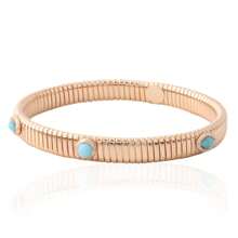Bohemian Metal Spring Chain Copper Bracelet For Women, Fashion Jewelry Gift For Vacation