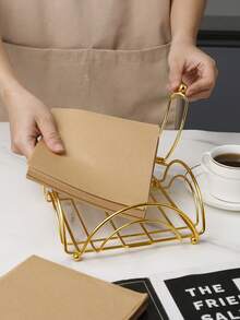 1 hộp đựng khăn giấy vuông bằng sắt sáng tạo, giá đựng khăn giấy để bàn cà phê, giá để khăn giấy dọc, đồ trang trí nhà cửa, quà tặng ngày lễ & sinh nhật, quà tặng bạn bè, hộp đựng khăn giấy vàng Al-Fitr, trang trí bàn, giá đựng khăn giấy lễ hội - Nhiều màu - Xem 10