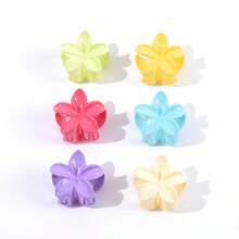 1 pieza/3 piezas/6 piezas Clips para el cabello con flores de margarita medianas de 4 cm, accesorios para el cabello transparentes con degradado de colores lindos, adecuados para primavera/verano, pinzas para el cabello, pinzas para el cabello, pasadores para el cabello, sujetadores para el cabello, clips para el cabello, clips para el cabello para vacaciones, atuendos de mujer
