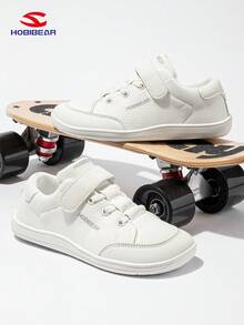 HOBIBEAR 儿童平底休闲鞋，适合男孩和女孩，运动鞋赤脚鞋，宽版步行鞋，幼儿鞋，舒适简约设计