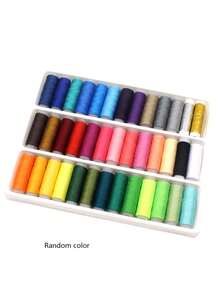 各种颜色的涤纶缝纫线，家用手工缝纫线