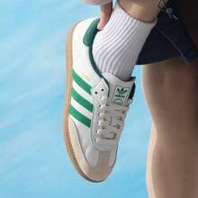 Adidas Originals Men's And Women's Shoes 2025 New Style SAMBA OG Classic Sports Casual Shoes Low-Top Sneakers German Training Shoes T-Toe Shoes JI3202
